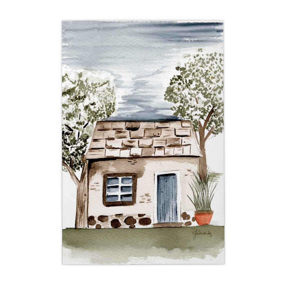 Quadro Decorativo Brisa e Paz | Jéssica A. Zeni - Meu Rodapé