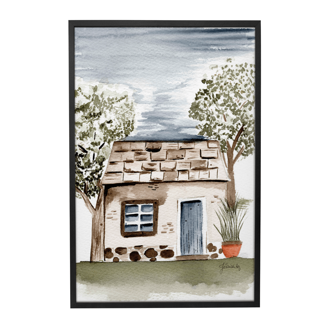 Quadro Decorativo Brisa e Paz | Jéssica A. Zeni - Meu Rodapé