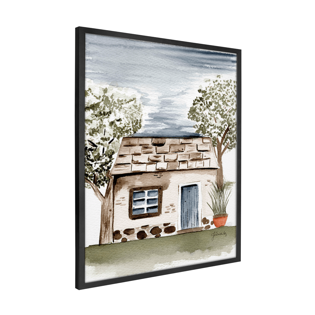 Quadro Decorativo Brisa e Paz | Jéssica A. Zeni - Meu Rodapé
