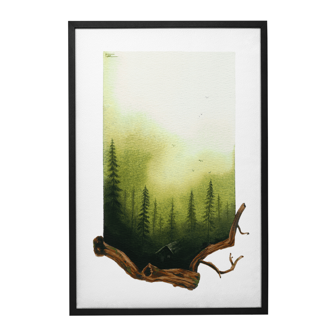 Quadro Decorativo Calmaria | Ton Luiz - Meu Rodapé