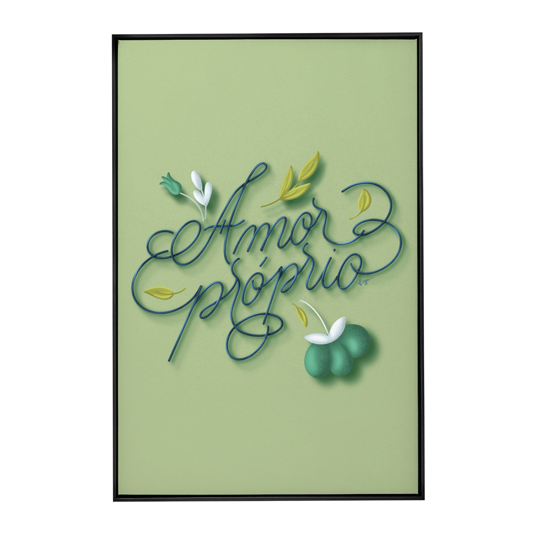 Quadro Decorativo Camila Pegado | Amor Próprio - Meu Rodapé