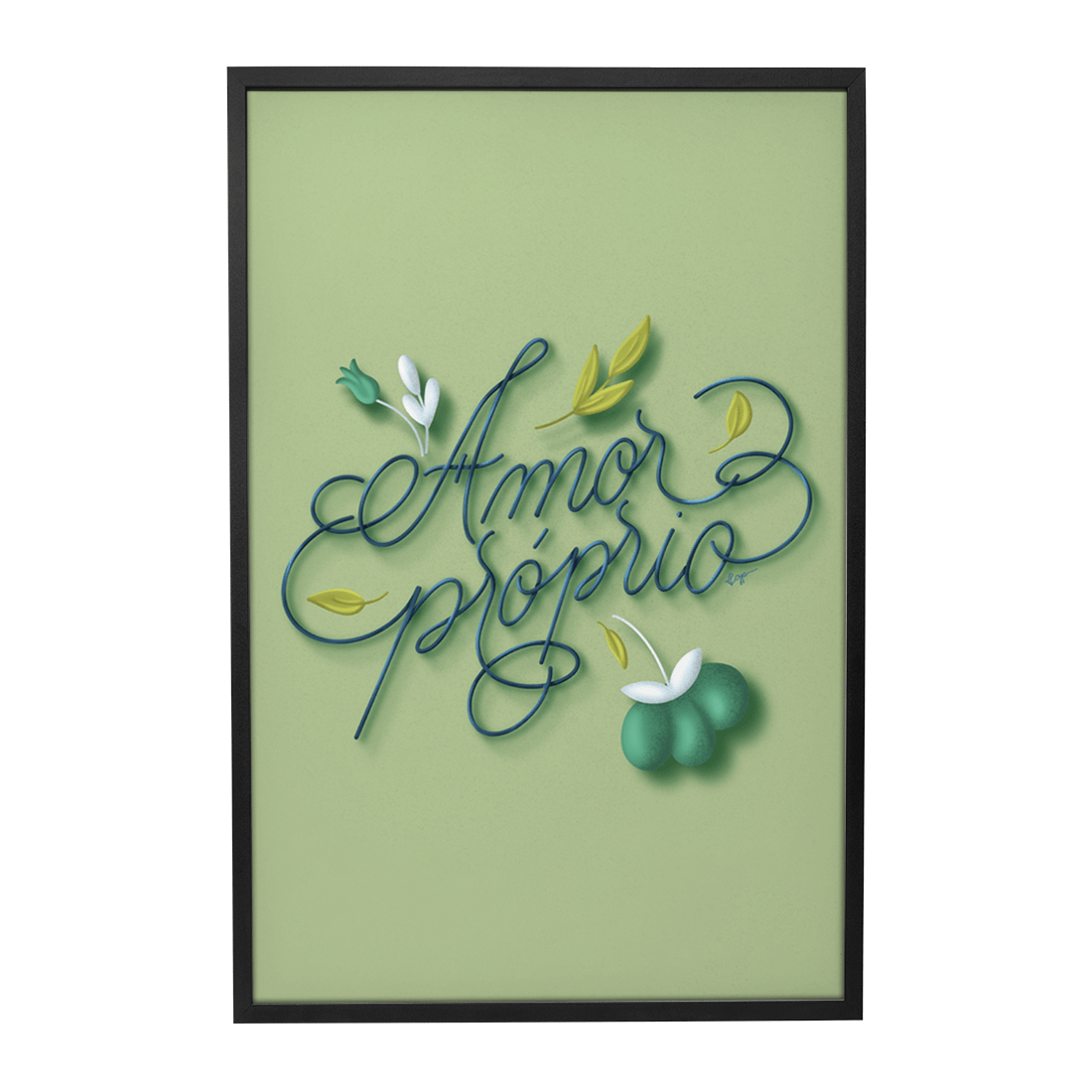 Quadro Decorativo Camila Pegado | Amor Próprio - Meu Rodapé