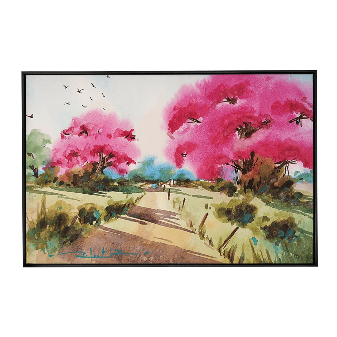 Quadro Decorativo Caminho da Flores | Rafael Pita - Meu Rodapé