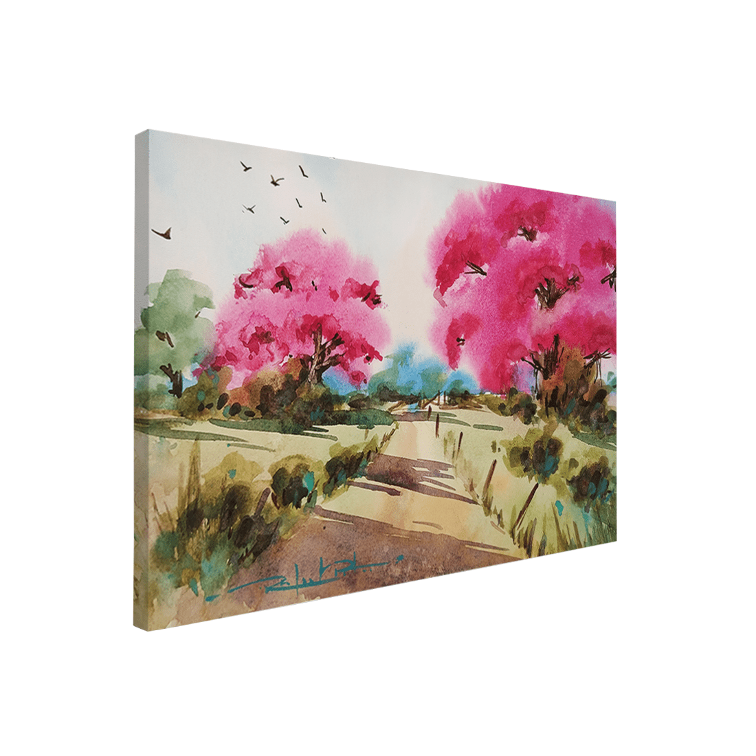 Quadro Decorativo Caminho da Flores | Rafael Pita - Meu Rodapé