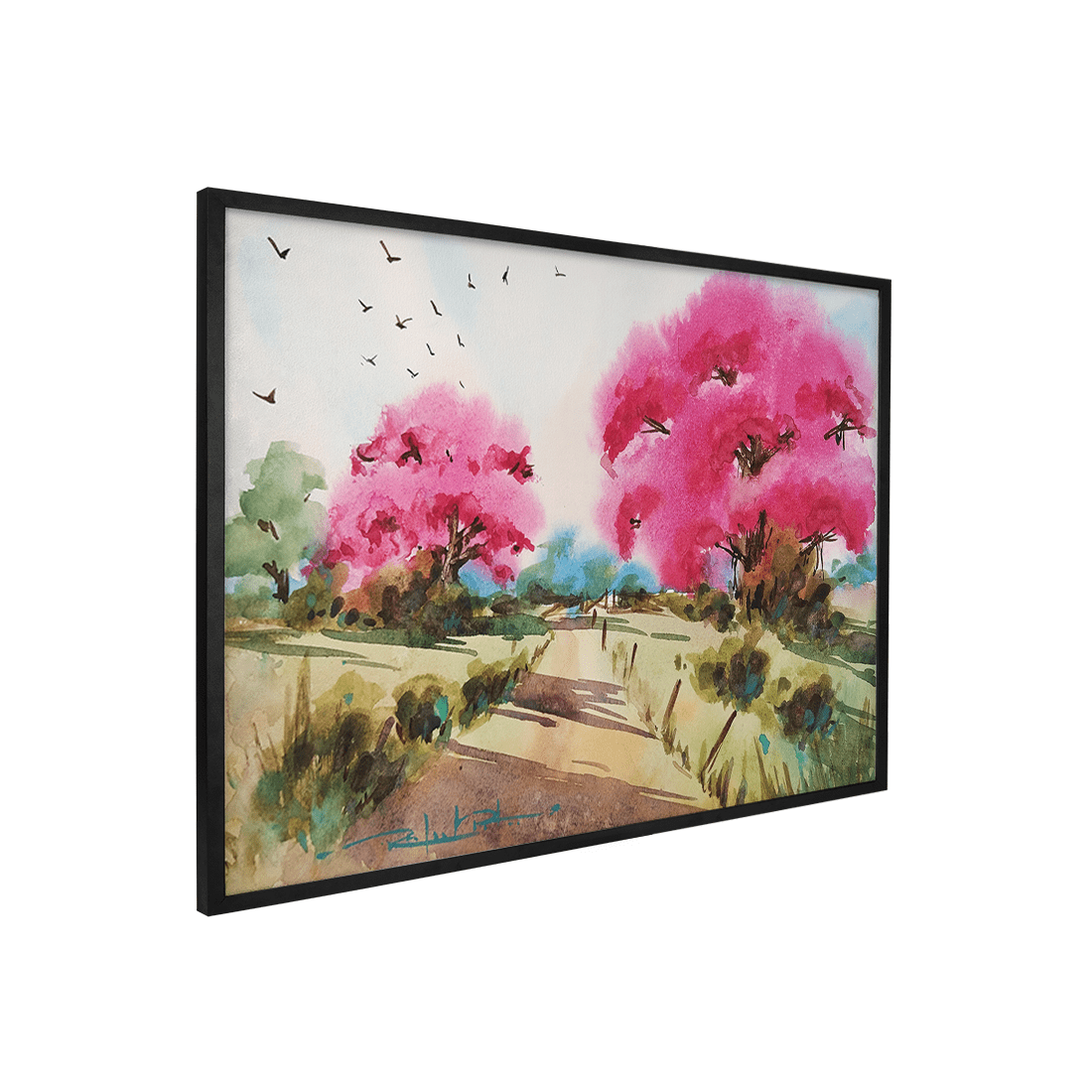 Quadro Decorativo Caminho da Flores | Rafael Pita - Meu Rodapé