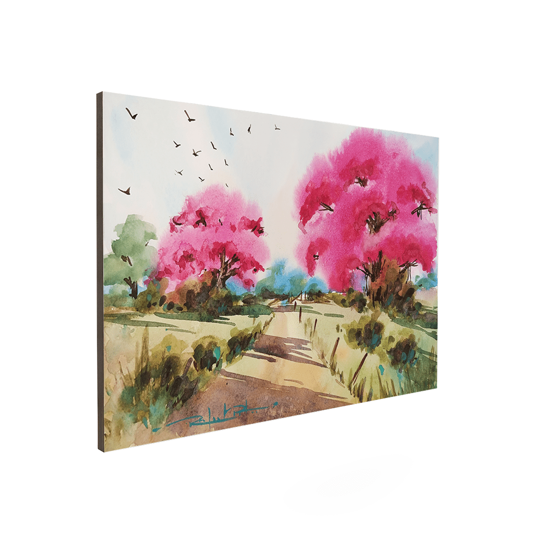 Quadro Decorativo Caminho da Flores | Rafael Pita - Meu Rodapé
