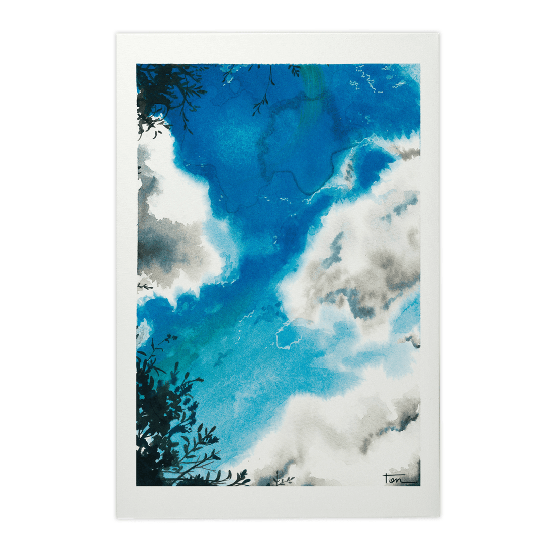Quadro Decorativo Céu Azul | Ton Luiz - Meu Rodapé