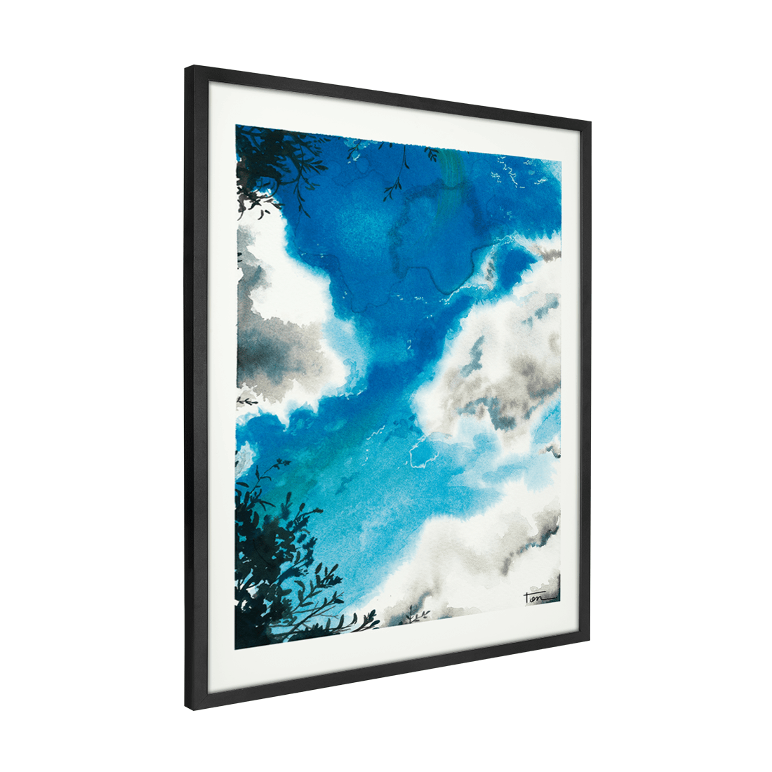 Quadro Decorativo Céu Azul | Ton Luiz - Meu Rodapé