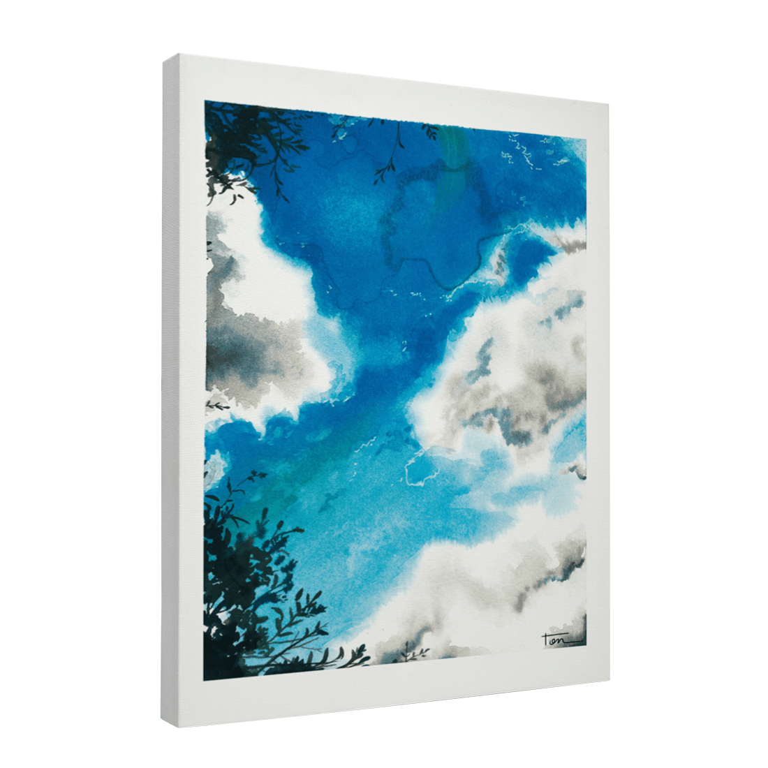 Quadro Decorativo Céu Azul | Ton Luiz - Meu Rodapé