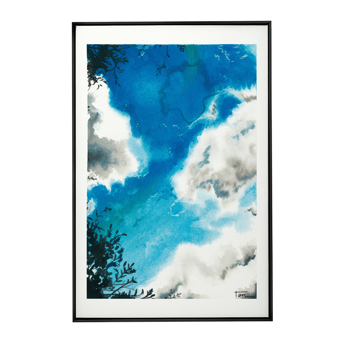 Quadro Decorativo Céu Azul | Ton Luiz - Meu Rodapé