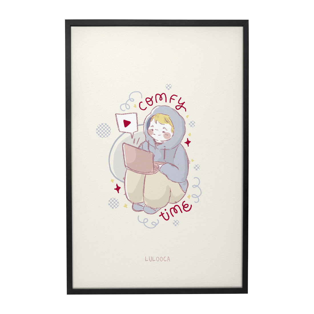 Quadro Decorativo Comfy Time | Luana Gurgel - Meu Rodapé