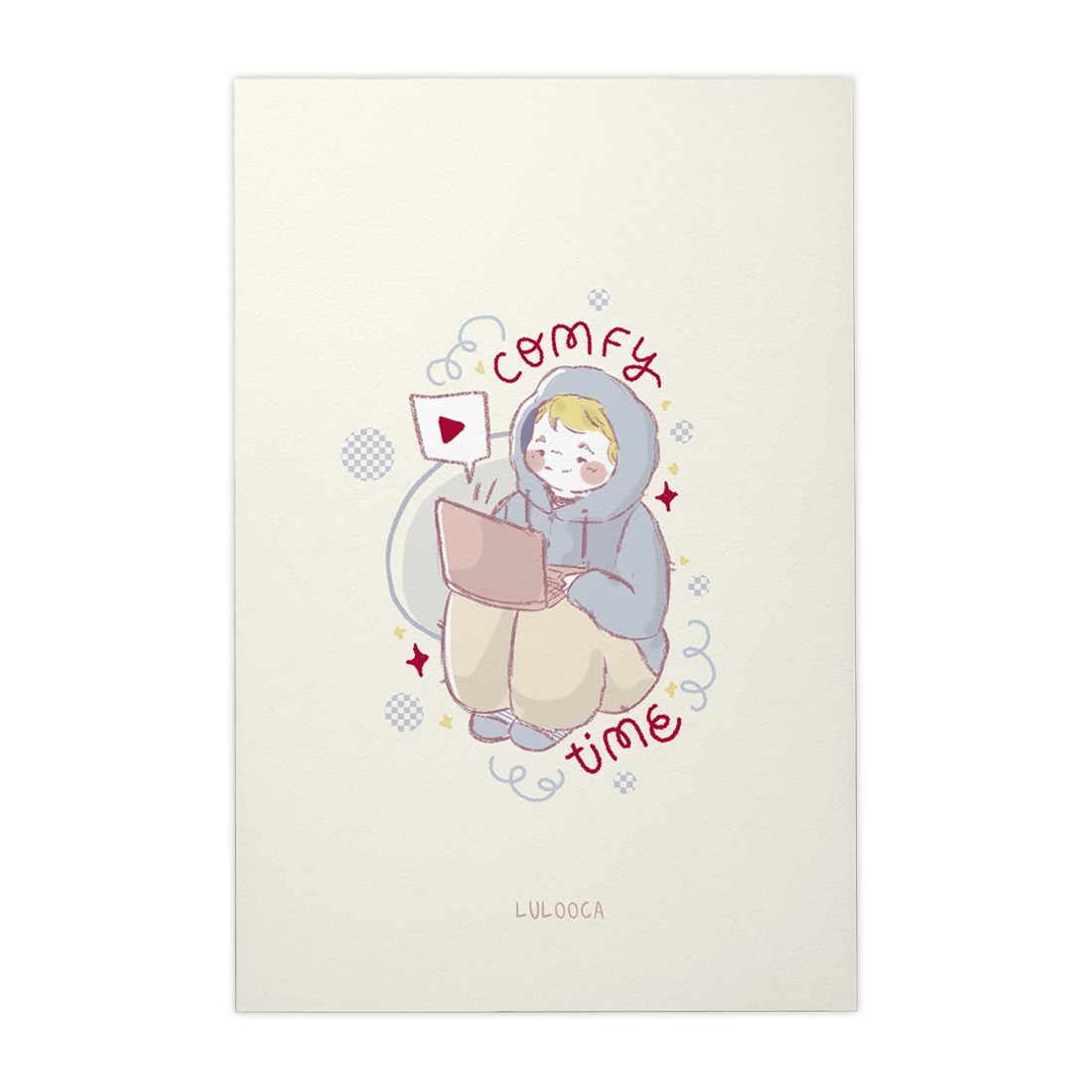 Quadro Decorativo Comfy Time | Luana Gurgel - Meu Rodapé