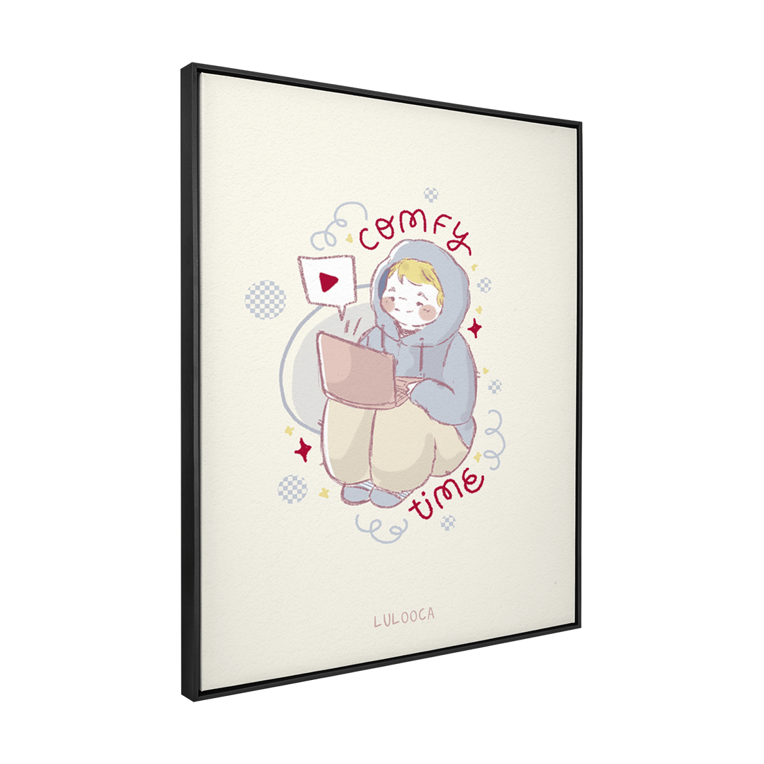 Quadro Decorativo Comfy Time | Luana Gurgel - Meu Rodapé