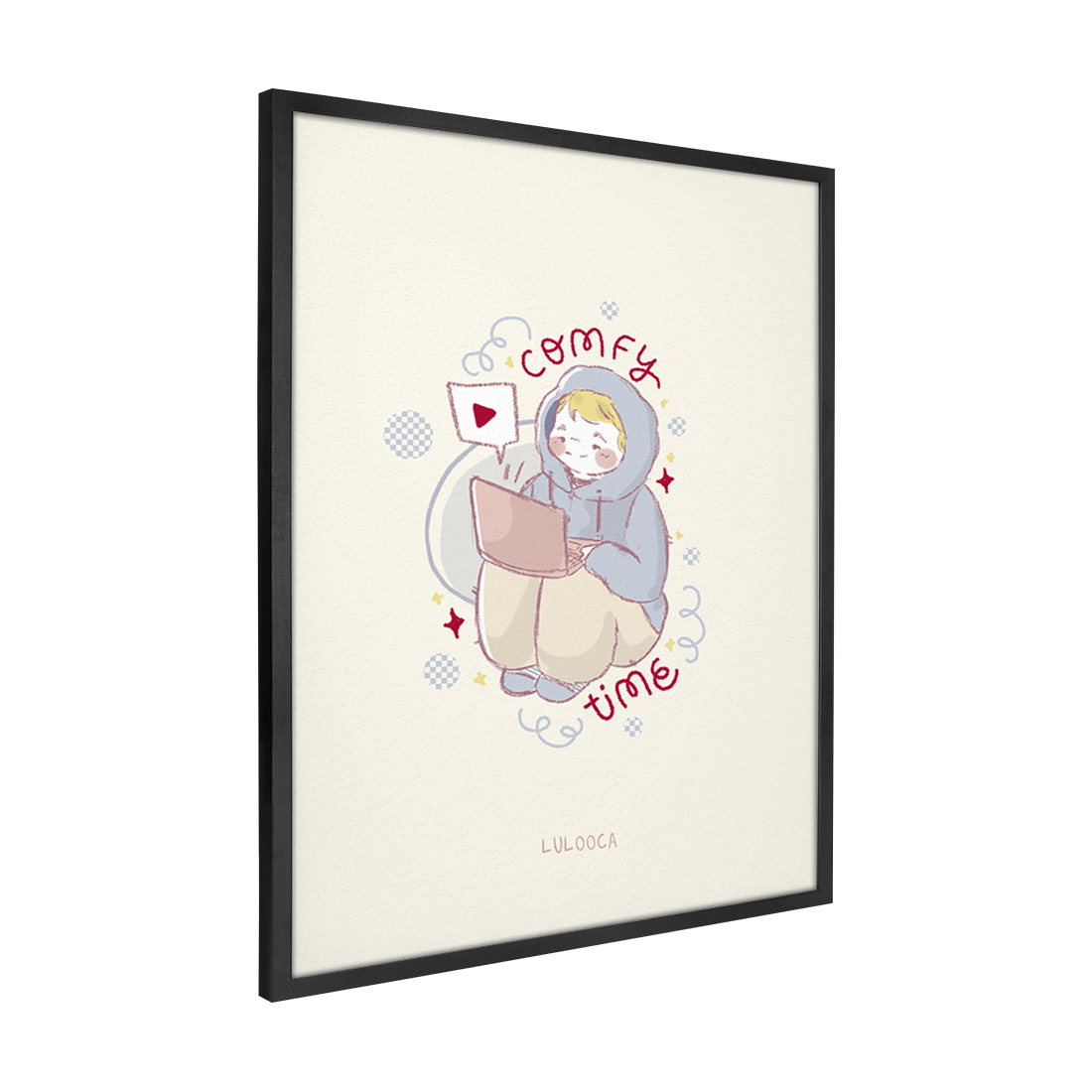Quadro Decorativo Comfy Time | Luana Gurgel - Meu Rodapé
