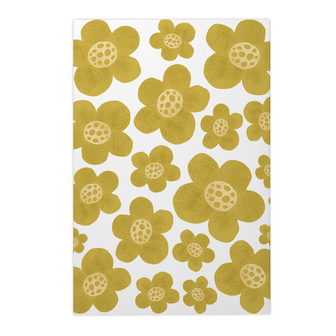 Quadro Decorativo Flores Amarelas 1 | Rafa Harger - Meu Rodapé
