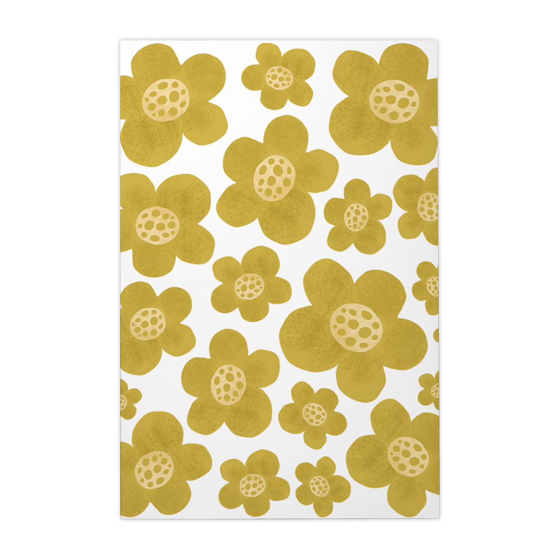 Quadro Decorativo Flores Amarelas 1 | Rafa Harger - Meu Rodapé