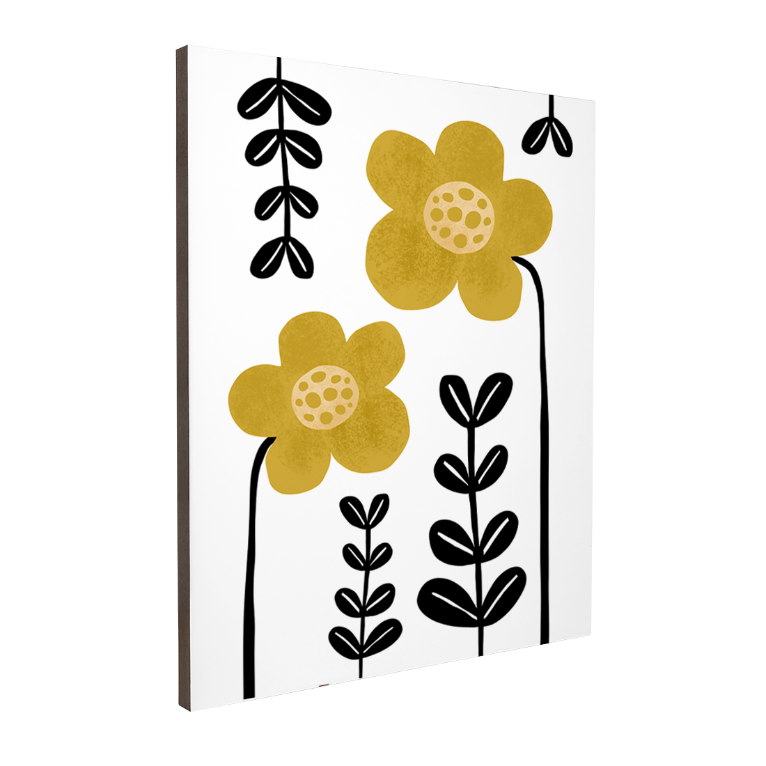 Quadro Decorativo Flores Amarelas 2 | Rafa Harger - Meu Rodapé