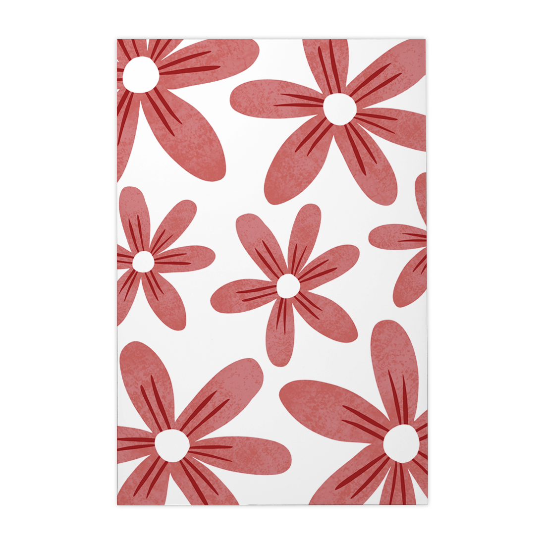 Quadro Decorativo Flores Vermelhas 1 | Rafa Harger - Meu Rodapé