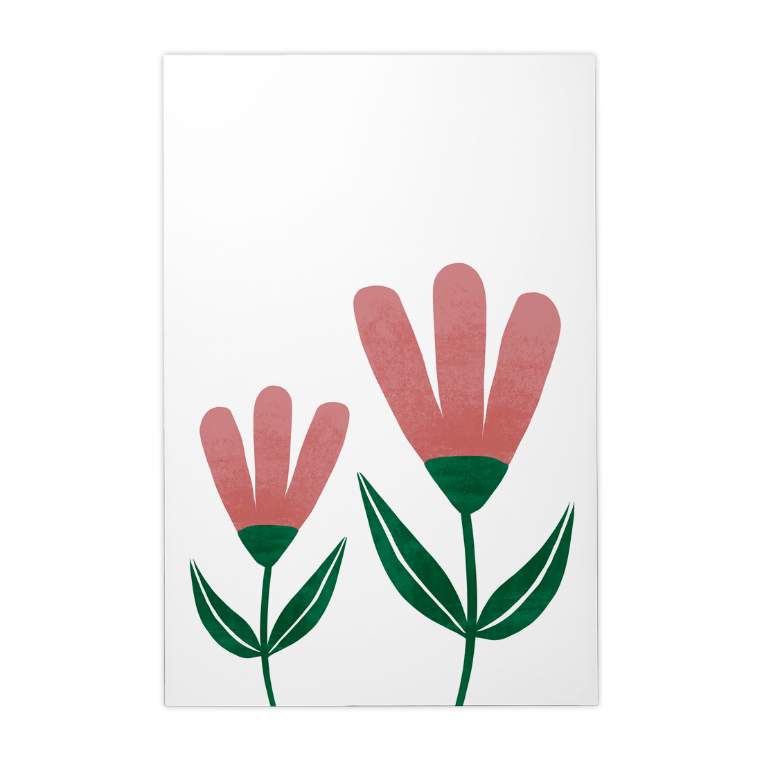 Quadro Decorativo Flores Vermelhas 2 | Rafa Harger - Meu Rodapé