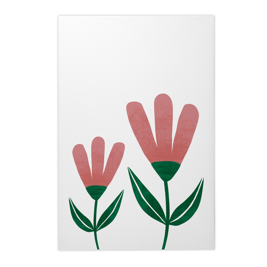 Quadro Decorativo Flores Vermelhas 2 | Rafa Harger - Meu Rodapé