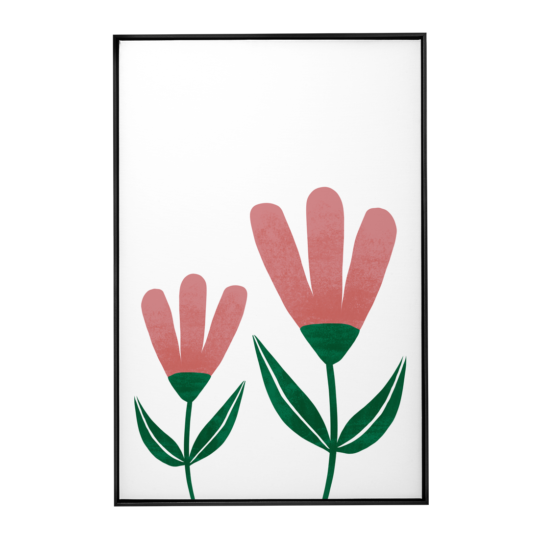 Quadro Decorativo Flores Vermelhas 2 | Rafa Harger - Meu Rodapé
