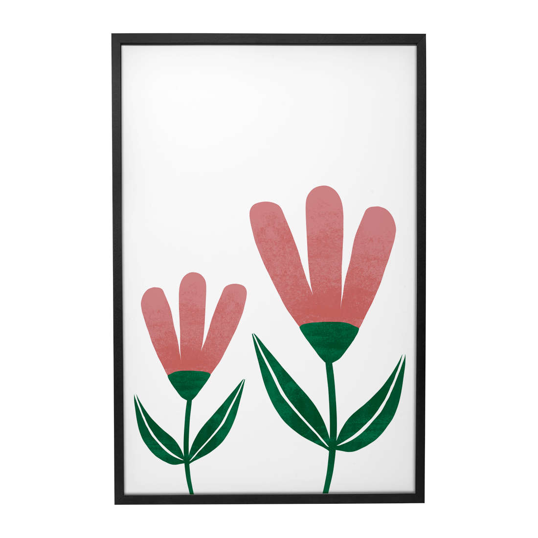 Quadro Decorativo Flores Vermelhas 2 | Rafa Harger - Meu Rodapé