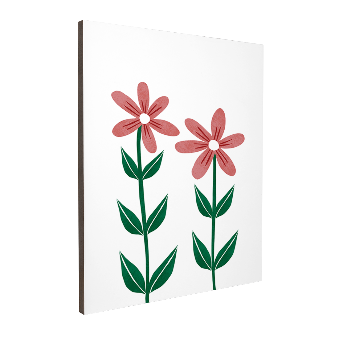 Quadro Decorativo Flores Vermelhas 3 | Rafa Harger - Meu Rodapé