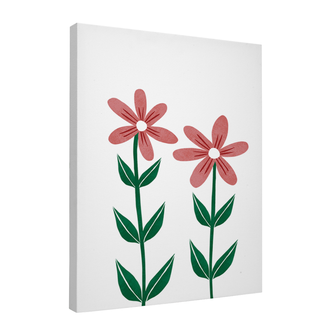 Quadro Decorativo Flores Vermelhas 3 | Rafa Harger - Meu Rodapé