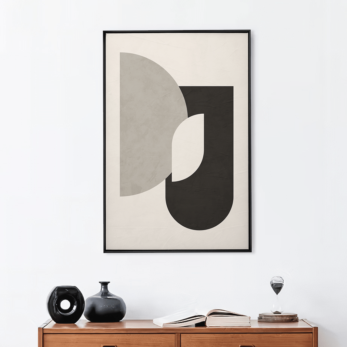 Quadro Decorativo Geométrico Minimalista 2 | Uillian Rius - Meu Rodapé