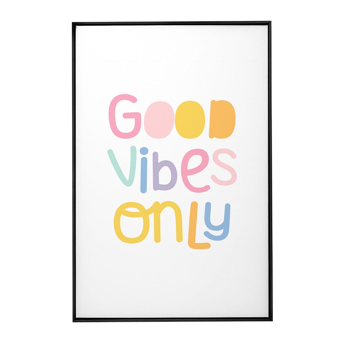 Quadro Decorativo Good Vibes | Aline Gomes Gonçalves - Meu Rodapé