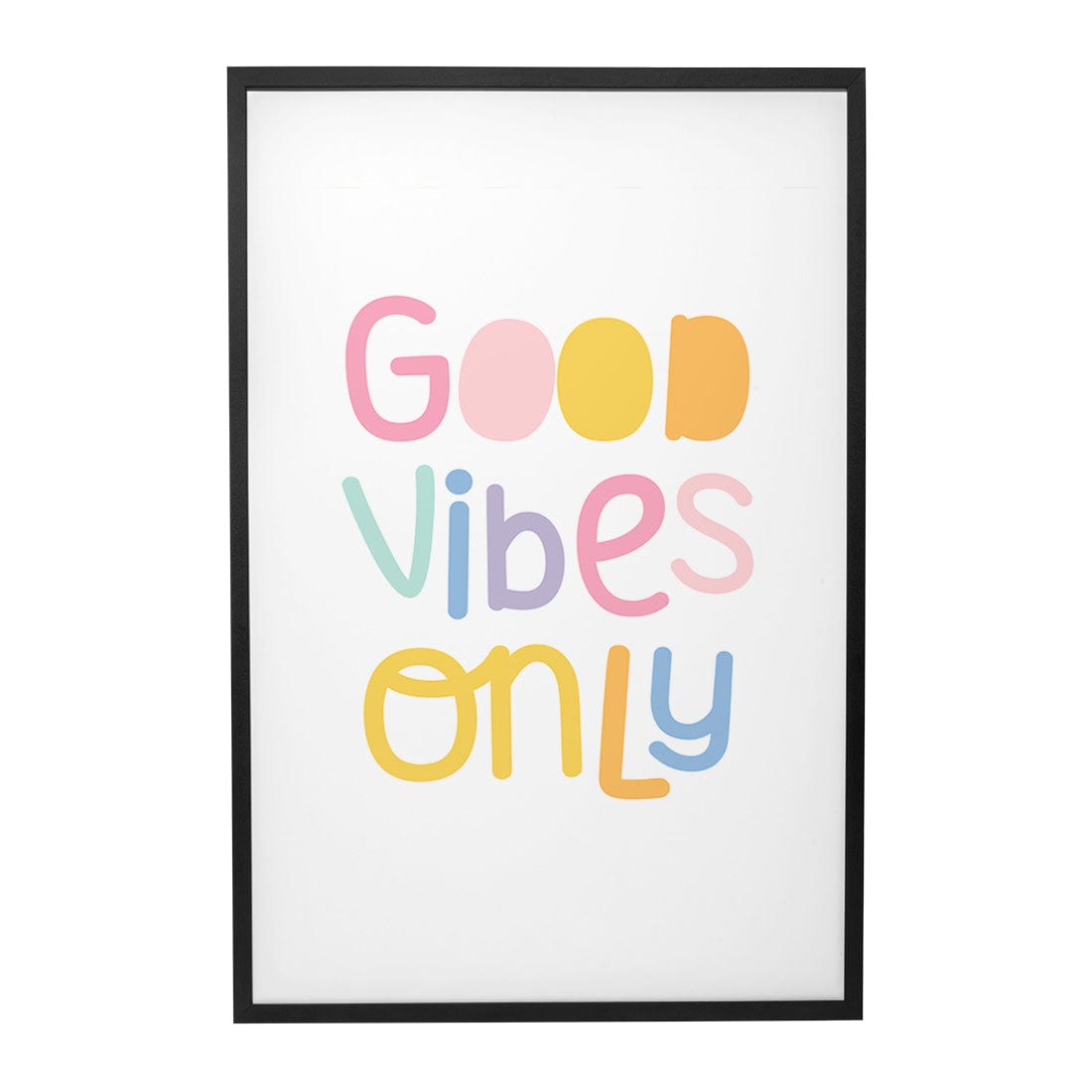Quadro Decorativo Good Vibes | Aline Gomes Gonçalves - Meu Rodapé