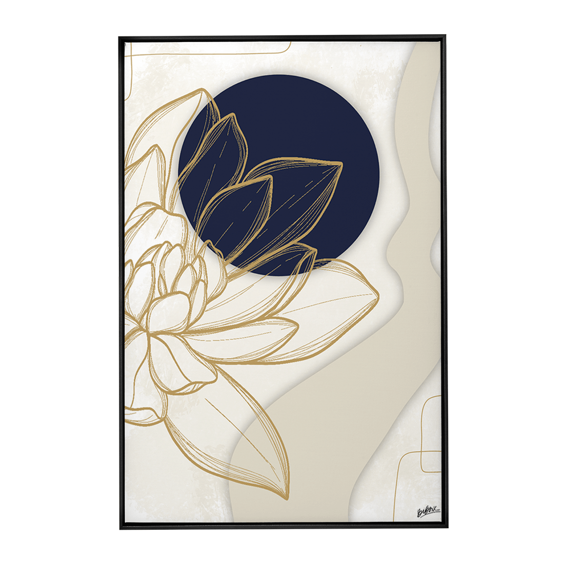 Quadro Decorativo Monarca | BiBox - Meu Rodapé