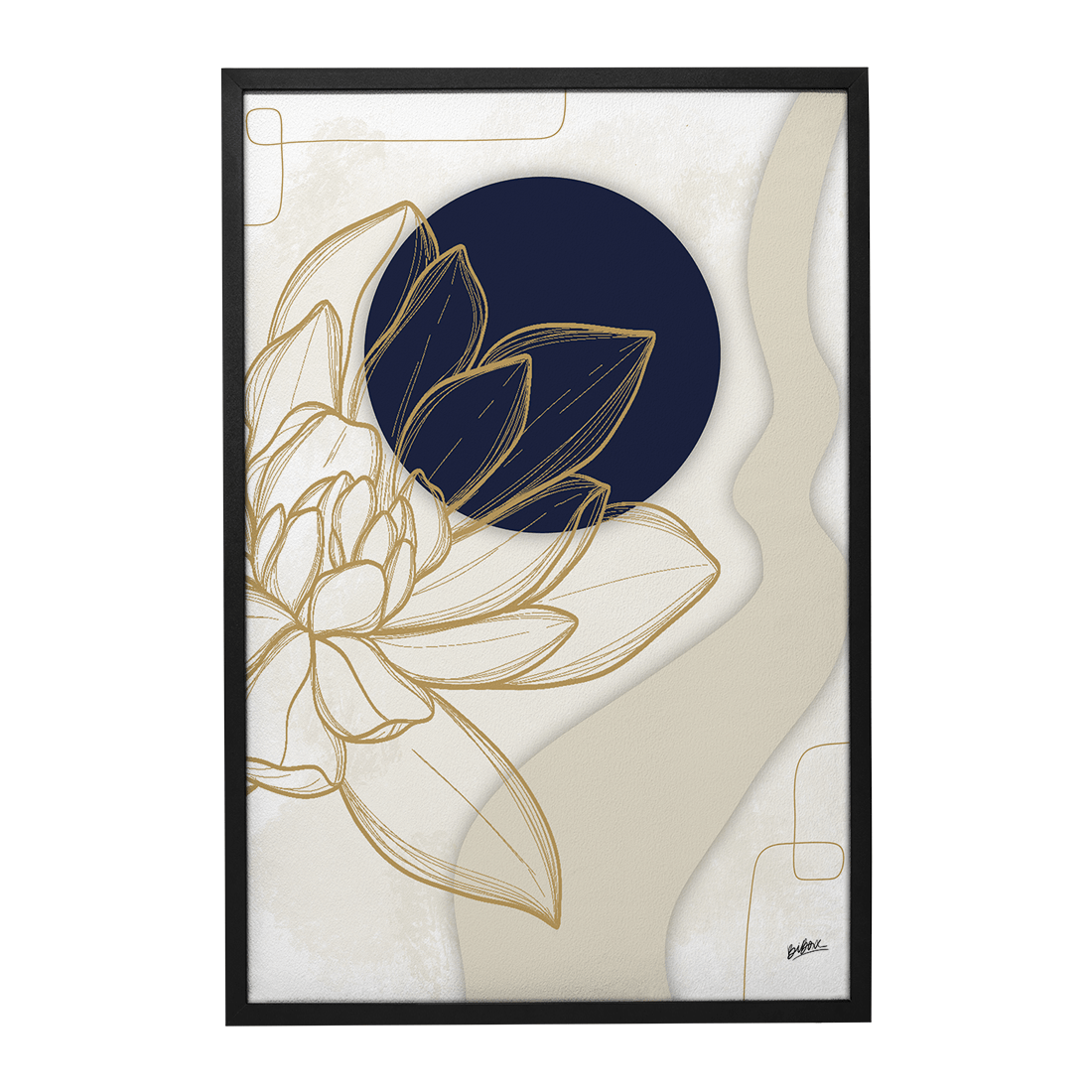Quadro Decorativo Monarca | BiBox - Meu Rodapé