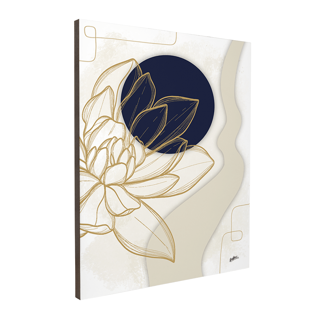 Quadro Decorativo Monarca | BiBox - Meu Rodapé