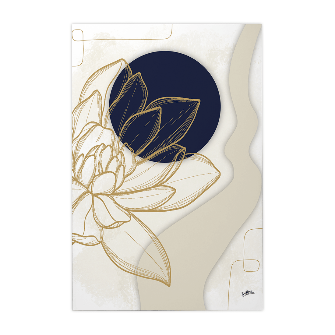 Quadro Decorativo Monarca | BiBox - Meu Rodapé