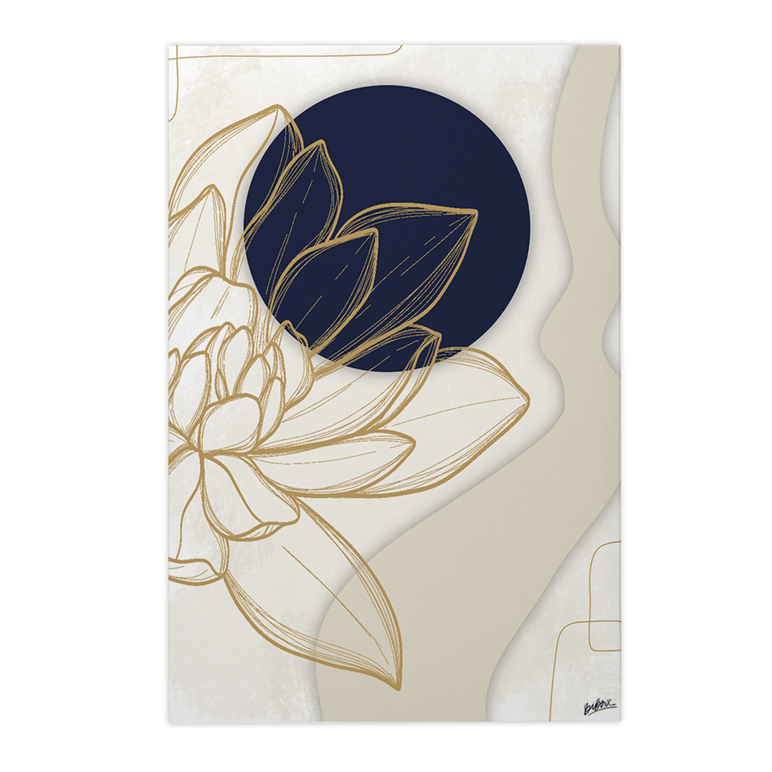 Quadro Decorativo Monarca | BiBox - Meu Rodapé