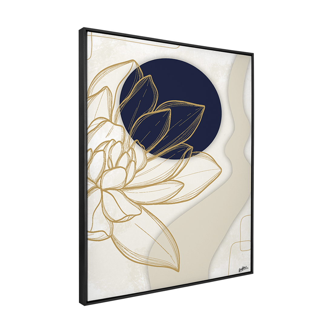 Quadro Decorativo Monarca | BiBox - Meu Rodapé