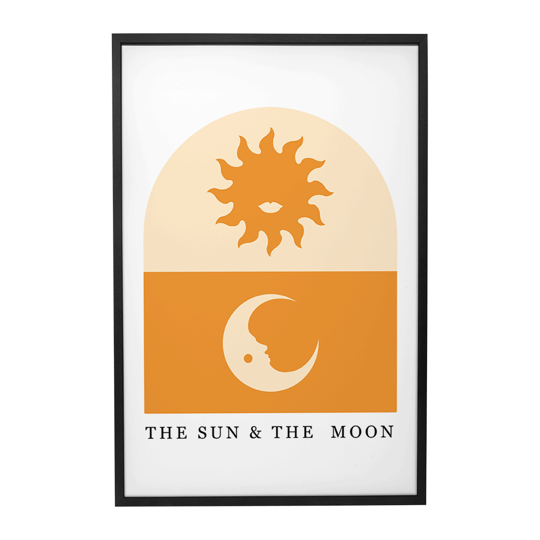 Quadro Decorativo O Sol e a Lua | Júlia Neumann - Meu Rodapé