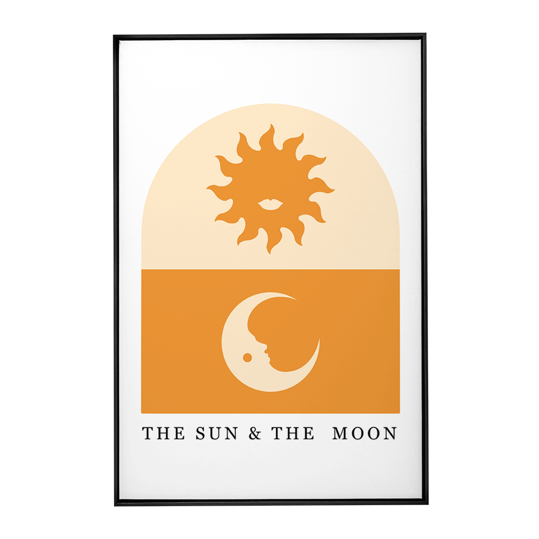 Quadro Decorativo O Sol e a Lua | Júlia Neumann - Meu Rodapé
