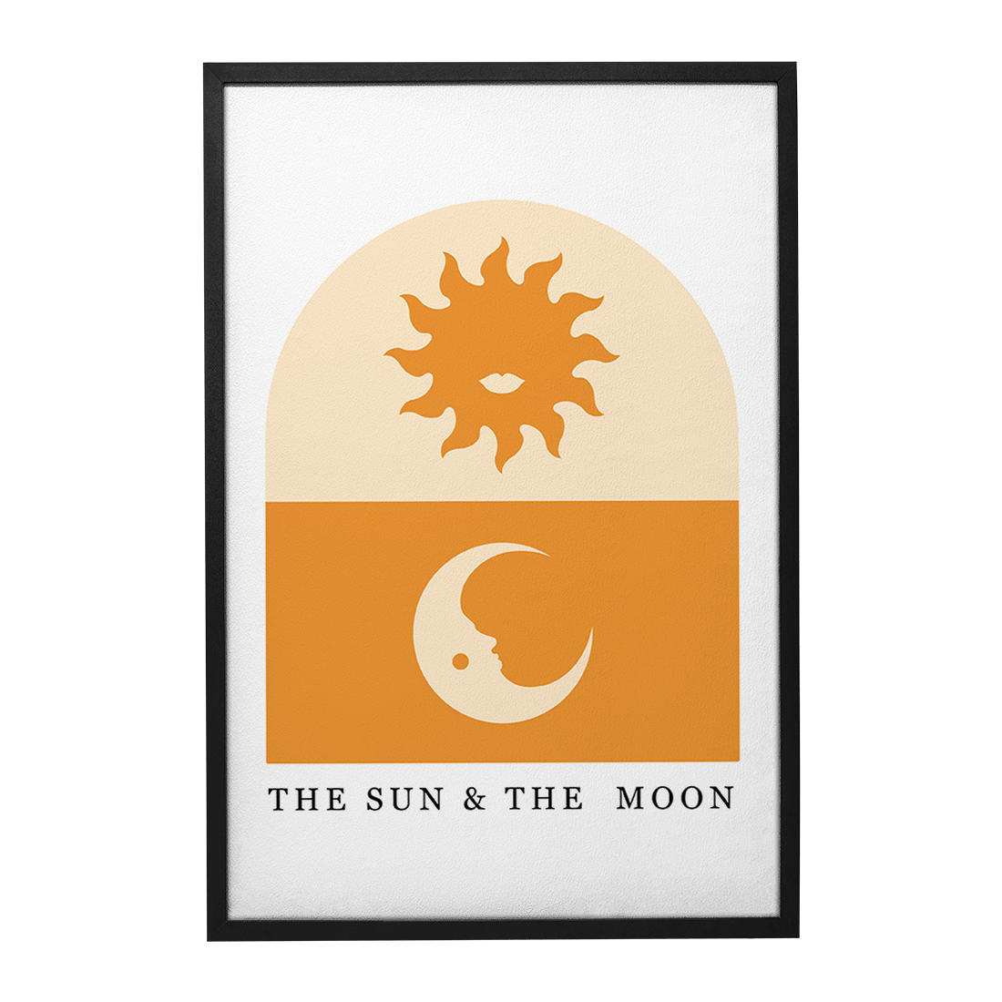 Quadro Decorativo O Sol e a Lua | Júlia Neumann - Meu Rodapé