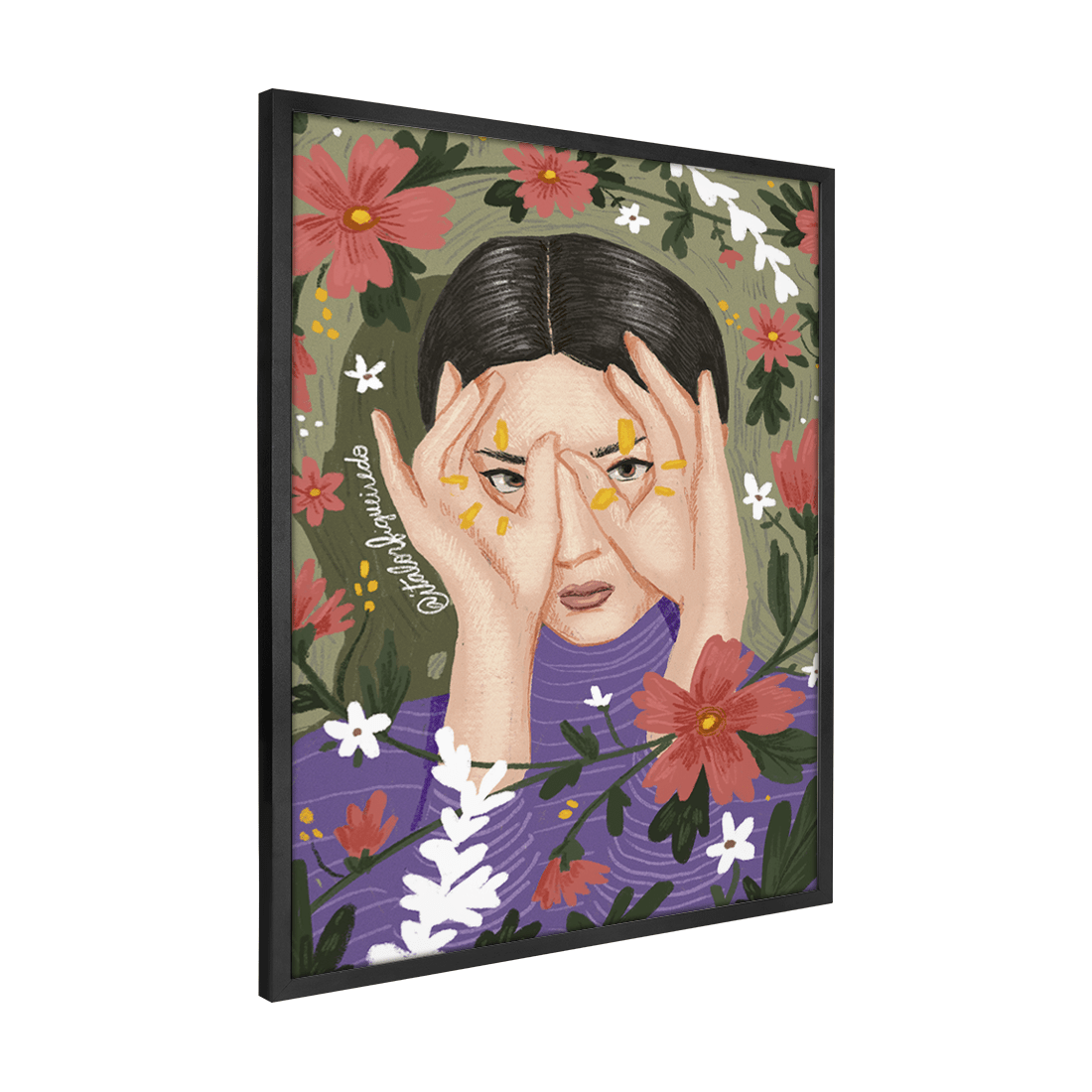 Quadro Decorativo Olhar Floral | Ítalo Figueiredo - Meu Rodapé