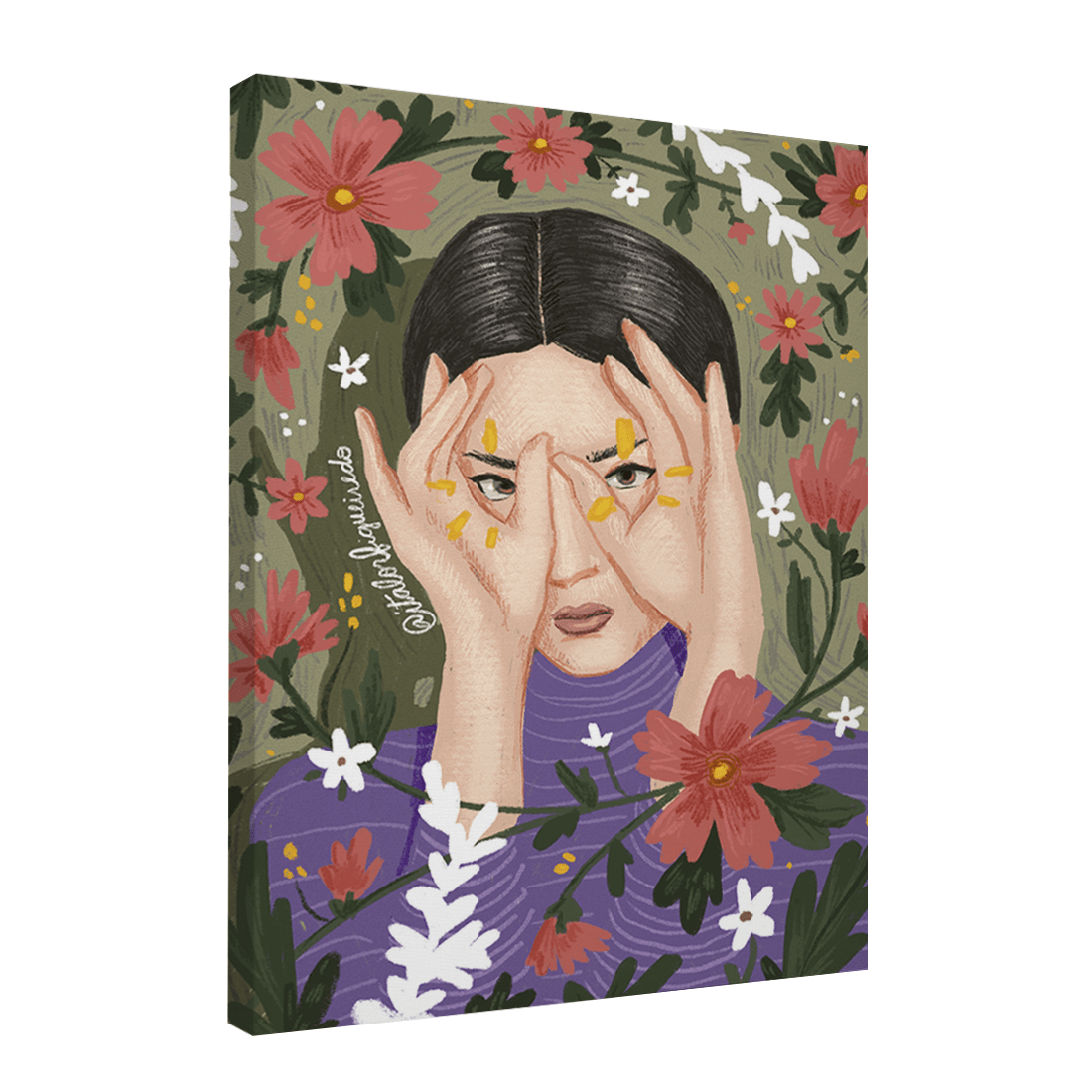 Quadro Decorativo Olhar Floral | Ítalo Figueiredo - Meu Rodapé