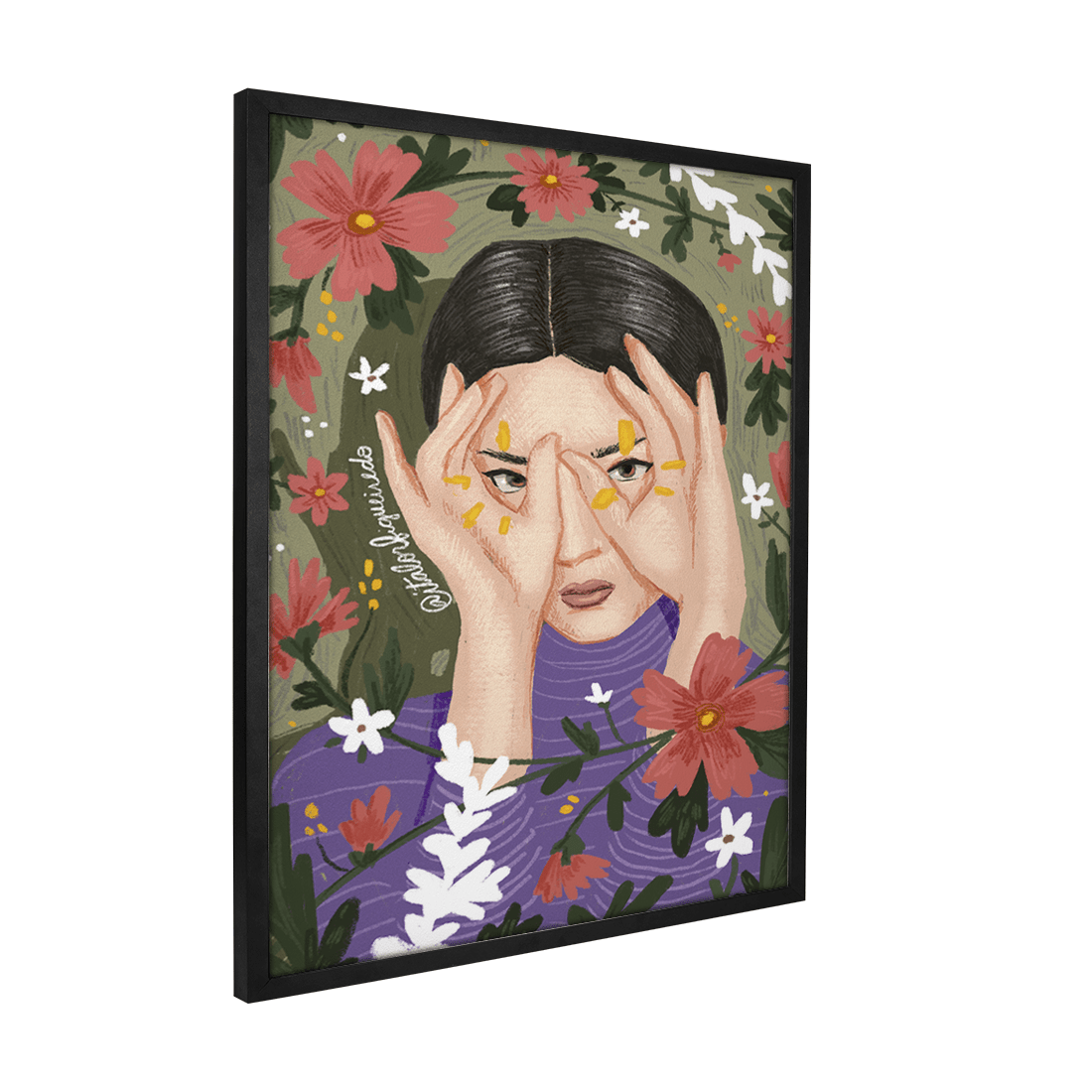 Quadro Decorativo Olhar Floral | Ítalo Figueiredo - Meu Rodapé