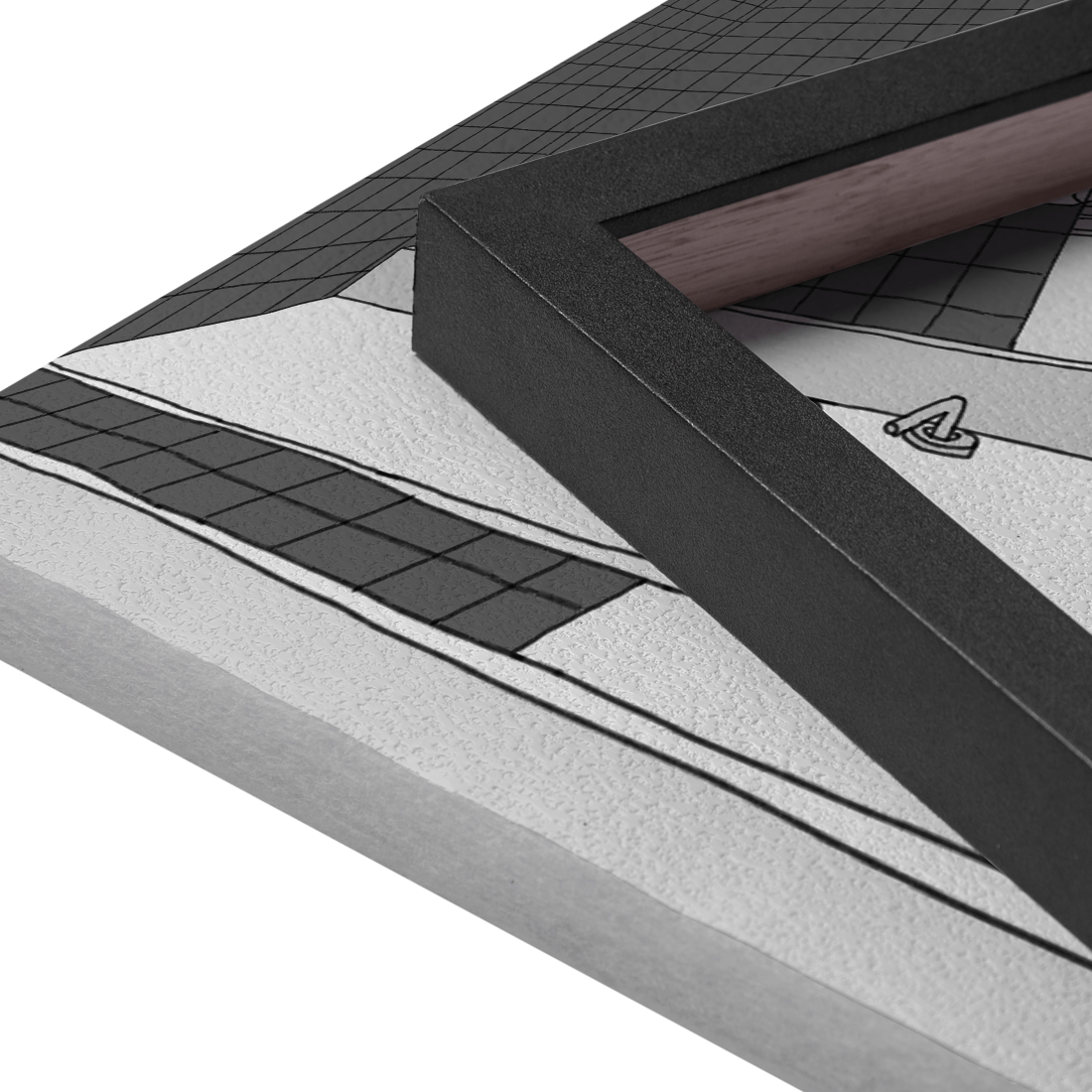 Quadro Decorativo Reflexo | Jungo - Meu Rodapé