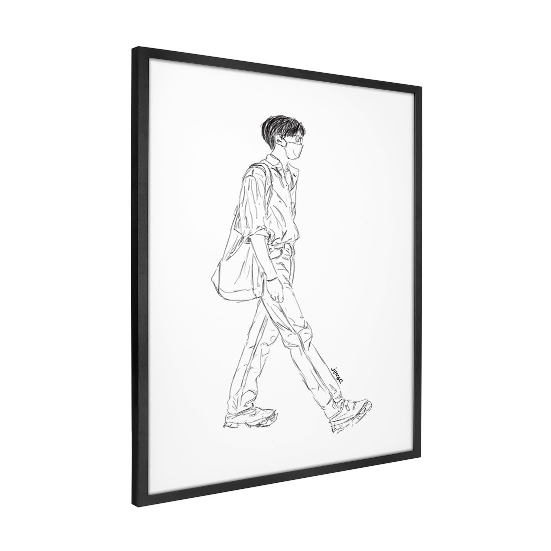 Quadro Decorativo Tarde de Novembro | Jungo - Meu Rodapé