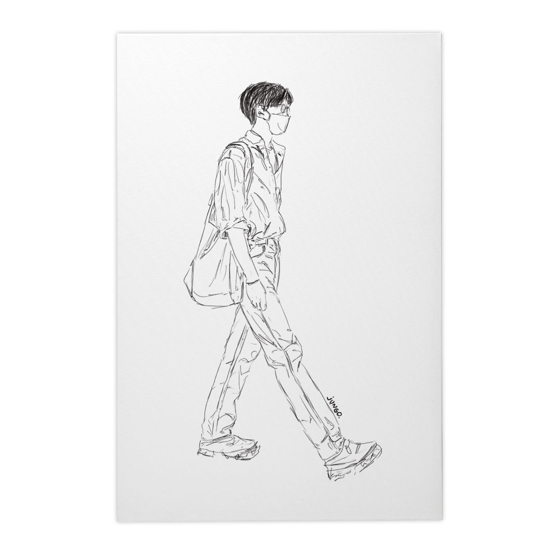 Quadro Decorativo Tarde de Novembro | Jungo - Meu Rodapé