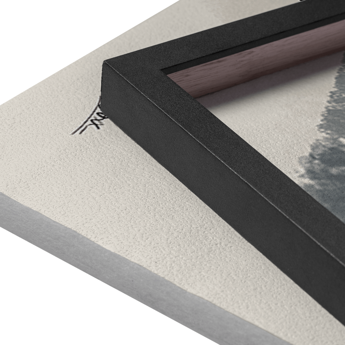 Quadro Decorativo Tríade Azul | BiBox - Meu Rodapé
