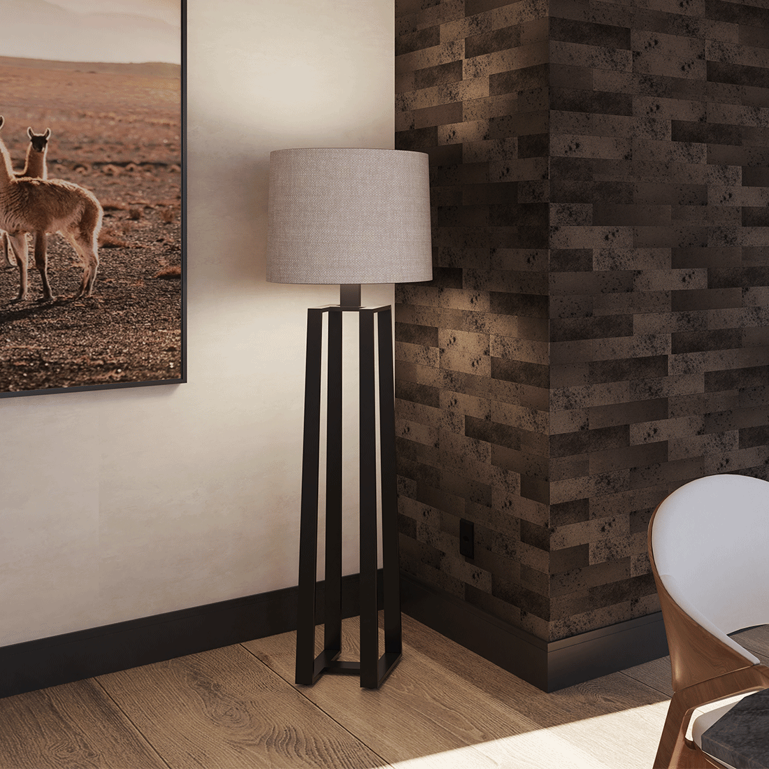 Revestimento Pedra Flexível Autocolante | Linha Petra - Meu Rodapé