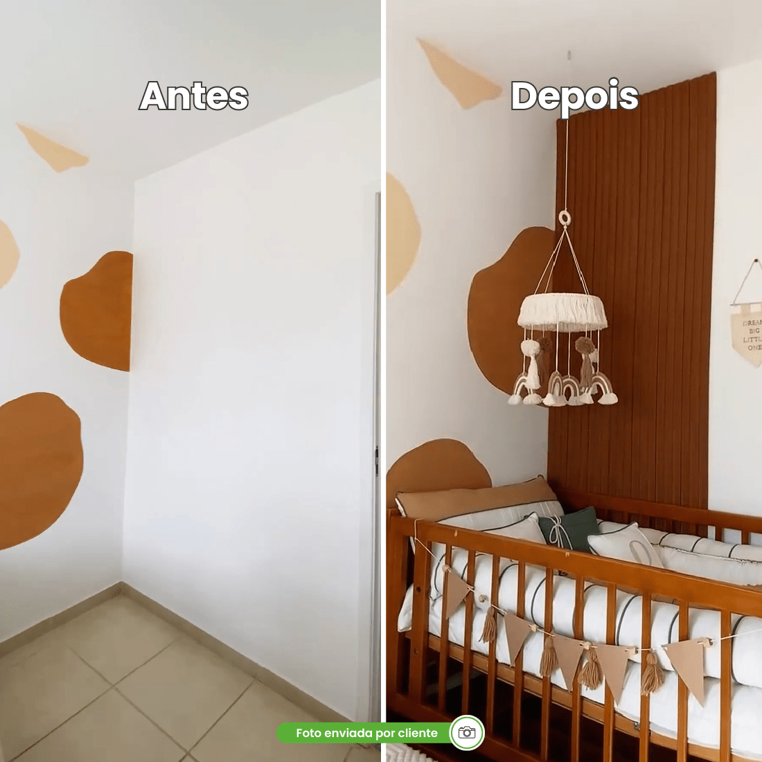 Painel Ripado Laminado de EVA Autocolante | Linha Madeto | Meu Rodapé