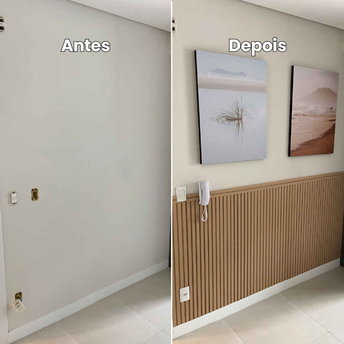 Painel Ripado Laminado de EVA Autocolante | Linha Play